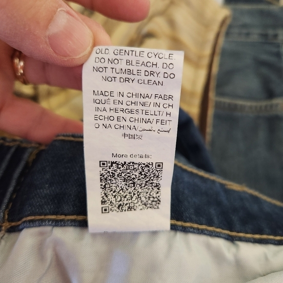 Shein Curve Curve Jeans Womens High Rise Wide Leg, sz 32 (0XL) - Picture 6 of 8